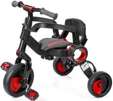 Детский трехколесный велосипед Galileo Strollcycle Black Красный, от 10 до 36 месяцев, до 25 кг (GB-1002-R)